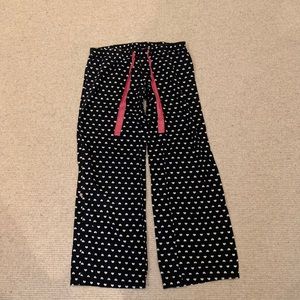 Old Navy heart pajama pants